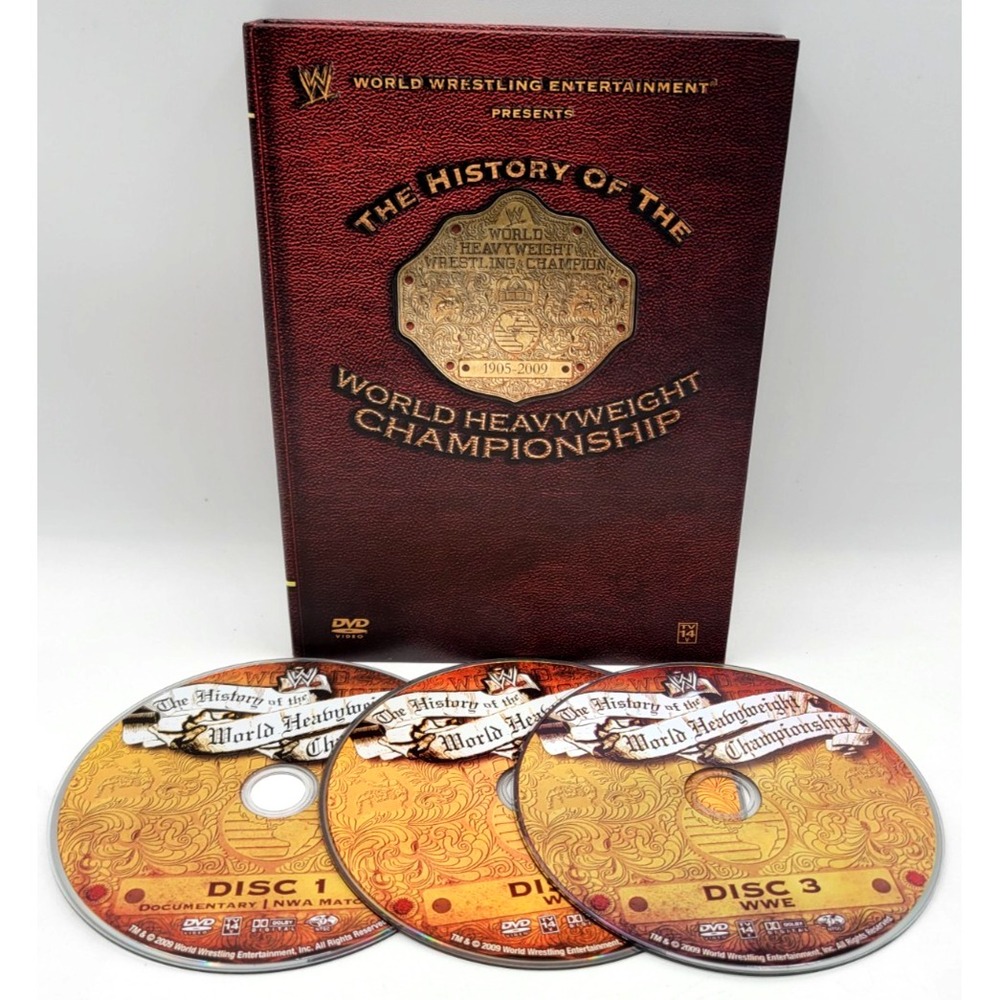 WWE: The History of the World Heavyweight Championship (DVD, 2009, 3-Disc Set)
